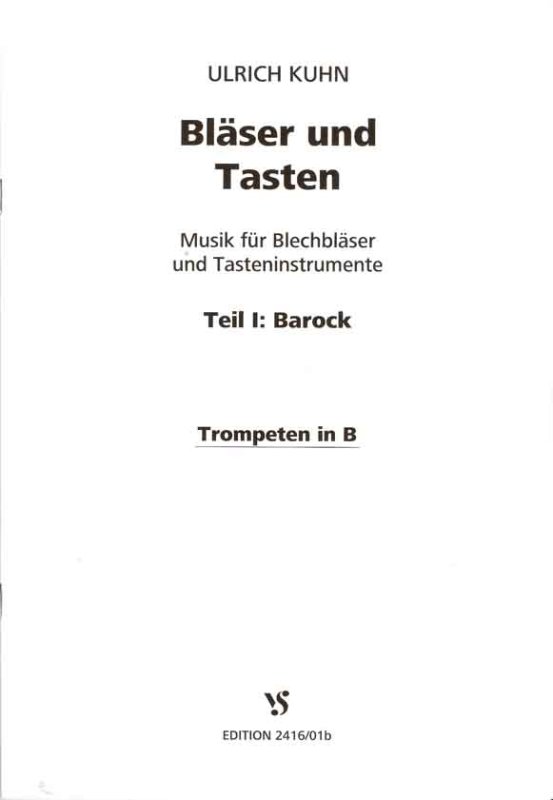 Trompeten in B Bläser und Tasten